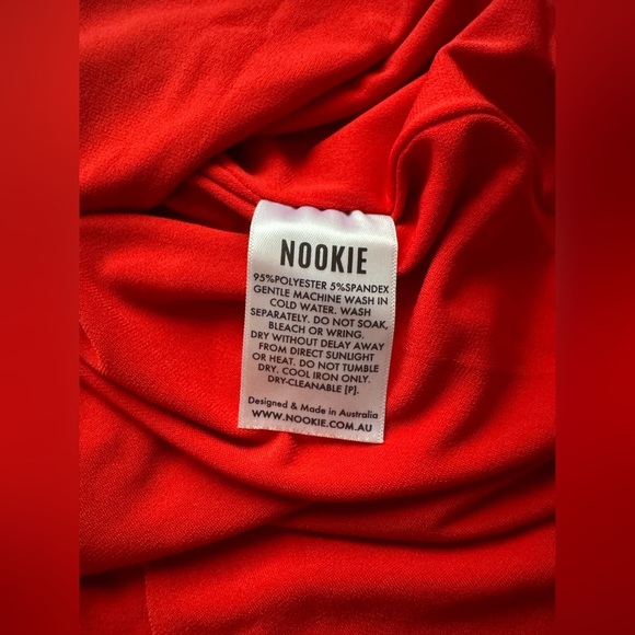 Nookie Illegal Halter Gown in Red size XXL - Picture 16 of 16